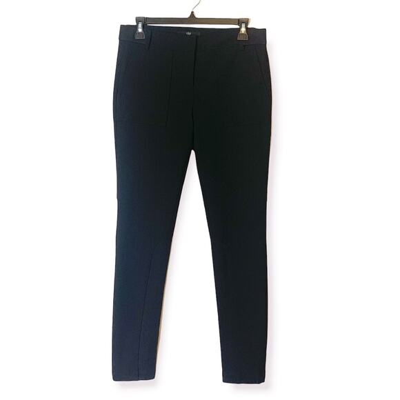 Tibi black Anson Stretch Rib Insert Loden Riding Pants Trousers sz 2 - Picture 5 of 9